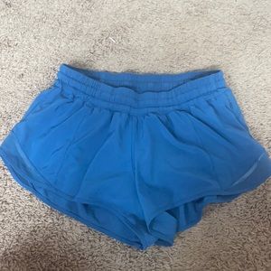 Royal blue lululemon shorts
